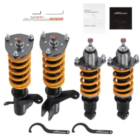 3l7b6c Maxpeedingrods 24 Levels Adjustable Coilover Damper Kit For Honda Civic Em2 Es1 2001-2005