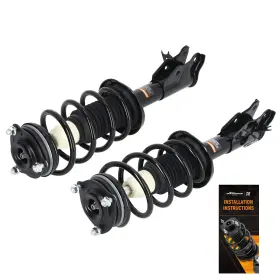 3tl0r8 Maxpeedingrods 2x Front Struts With Coil Springs For Honda Civic 2006-2011 Dx/dx-g/ex/ex-l 1.8l