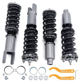 Maxpeedingrods 5ugxq2 24 Click Damping Coilover Suspension Kit For Honda Civic 92-95 And Integra 94-01