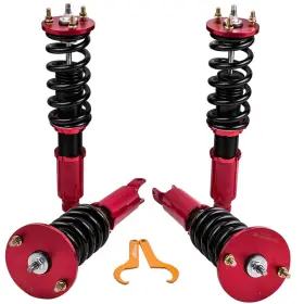 68fcqo Maxpeedingrods Coilovers Kits For Honda Accord 1990-1997 Acura Cl 97-99 Adj. Height Shock Strut