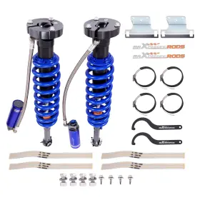 69caxq Maxpeedingrods Damper Adjustable Front Reservoir Shocks For Ford F-150 Svt Raptor 2010-2014