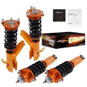Maxpeedingrods 69x5g2 24 Way Damper Coilovers Lowering Kit For Honda Acura Rsx 02-06 Shock Absorbers