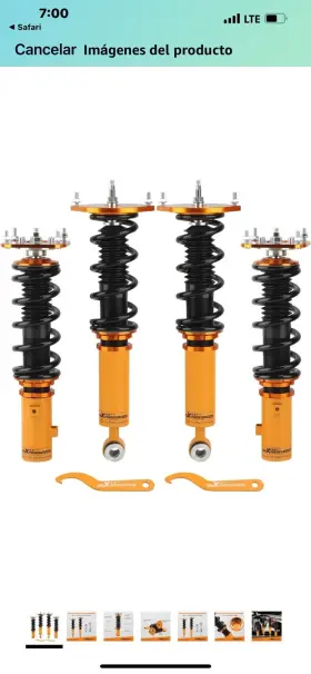 Maxpeedingrods 941577384763 Coilovers 24-way Damper Lowering Struts For Mazda Rx-7