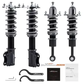 95krg4 Maxpeedingrods Damping Adjustable Coilover Suspension Kit For Mitsubishi Lancer Fwd 2002-2006