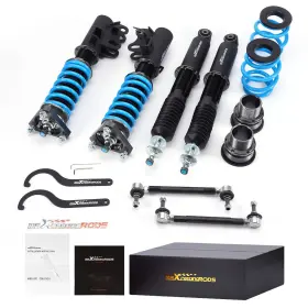 9idfbh Maxpeedingrods T6 Adjustable Coilovers Lowering Kit For Honda Civic Si 14-15