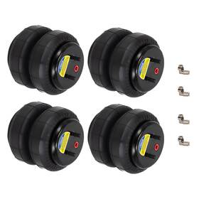 Maxpeedingrods A9urpy 4x Universal Air Spring Ride Bags 2500lb For Gmc Silverado/sierra 1500 F150 2wd