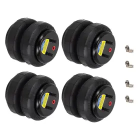 A9urpy Maxpeedingrods 4x Universal Air Spring Ride Bags 2500lb For Gmc Silverado/sierra 1500 F150 2wd
