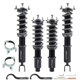 Asivn2 Maxpeedingrods 24 Level Damper Coilovers Kit For Honda Accord 1990-1997 Coil Springs Suspension