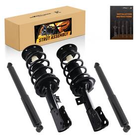 Maxpeedingrods Atk79v 4pcs Front Struts With Coil Spring Rear Shock Absorbers For 2010-2017 Gmc Terrain