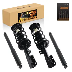 Atk79v Maxpeedingrods 4pcs Front Struts With Coil Spring Rear Shock Absorbers For 2010-2017 Gmc Terrain