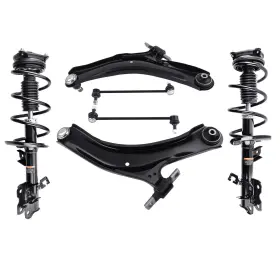 F46tqe Maxpeedingrods Suspension Front Strut Control Arms Sway Bar For Nissan Rogue 2012-2015 Awd