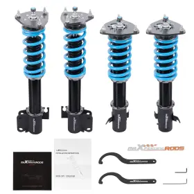 Gdu3i0 Maxpeedingrods 24 Way Adjustable Coilovers Lowering Kit For Subaru Impreza Wrx Sti 05-07 Gdf