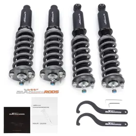 Jul9z7 Maxpeedingrods Coilover 24 Step Damper Shock Lowering Kit For Honda Accord 98-02