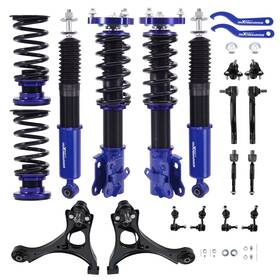 Maxpeedingrods K0sjna Coilover And Front Control Arm Ball Joint Sway Bar Tie Rods For Honda Civic 06-11