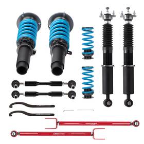 Maxpeedingrods Kif4yu 24 Level Adjustable Coilovers And Rear Control Camber Arm Kit For Bmw Z4 E85 03-09