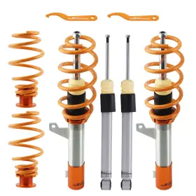 Klhb9x Maxpeedingrods Coilovers Strut Shocks For Volkswagen Vw Gti 06-11 Golf Mk5 03-08
