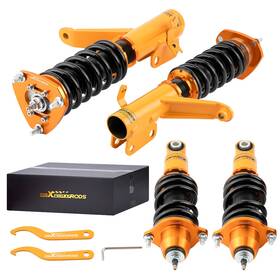 Maxpeedingrods L5t3ei 24 Way Damper Adjustable Coilovers Lowering Kit For Honda Element 03-11