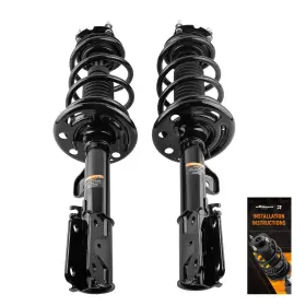 172621 Maxpeedingrods Lawi08 Pair Front Complete Shock Struts For Ford Explorer 2011-2013 172620 And