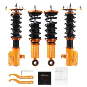 Msob91 Maxpeedingrods Adjustable Coilovers Lowering Kit With 24-way Damping For Subaru Wrx And Sti 2015-21
