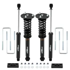 O1356t Maxpeedingrods 2in Leveling Lift Kit With Struts And Shocks For Ford F150 4wd 09-13