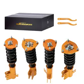Ok1hm8 Maxpeedingrods Coilovers Shocks Struts Springs Kit For Subaru Forester 1998-2002