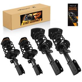 Maxpeedingrods Pb7o94 Set 4 Front And Rear Struts With Spring Assembly For 2004-2008 Pontiac Grand Prix