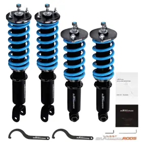 Qgtji3 Maxpeedingrods 24 Step Adjustable Coilover Suspension Kit For Nissan 300zx 90-96