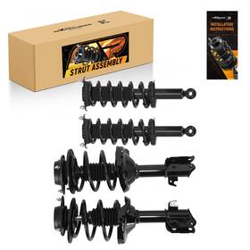 Maxpeedingrods R4lcxe Front And Rear Complete Strut Springs For 2005-2009 Subaru Legacy