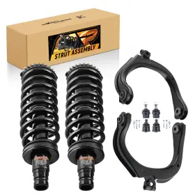 Sk0rhg Maxpeedingrods Front Struts Upper Control Arm Ball Joint Kit For Gmc Envoy 2002-2009 4.2l L6