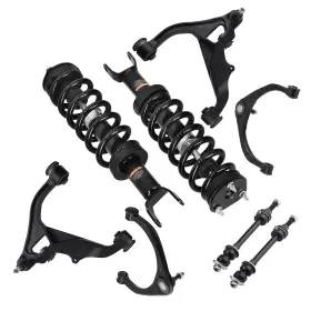 Sr90jw Maxpeedingrods Front Complete Struts Control Arms Sway Bar Kit For 2009-2018 Dodge Ram 1500