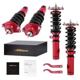 Uf2siv Maxpeedingrods Coilovers 24 Step Damper For Toyota Celica 2000-2006 Strut Suspension Spring Kit