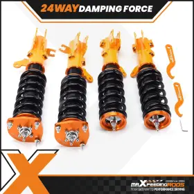 Ugsn62 Maxpeedingrods 24 Way Damper Adjustable Coilovers Struts Shocks For Hyundai Tiburon Coupe 03-08