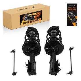 Maxpeedingrods Uqr4ia Front Left Right Side Struts With Coil Sway Bars For Nissan Rogue 2012 Fwd 172897