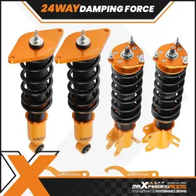 Ut49rg Maxpeedingrods 24 Click Damper Coilovers Lowering Kit For Nissan Sentra 00-06 Shocks Absorbers