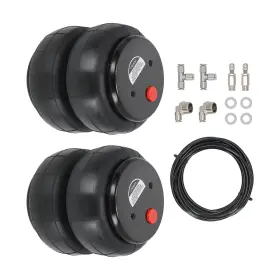 2-14npt Maxpeedingrods Vde8i9 2x Air Suspension Bags 1/2-14npt 2600 Lb For Most Brand Trucks With Horse