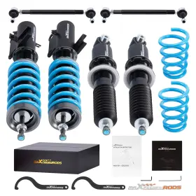 W3qmkr Maxpeedingrods Coilovers Lowering Kit 24 Way Adjustable Damping Struts For Camaro Coupe 10-15