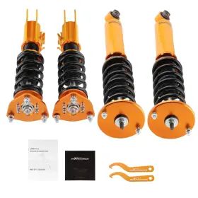 X5f429 Maxpeedingrods Coilovers Shock Suspension Kit For Nissan 1995-1998 S14 240sx Silva Adj. Height