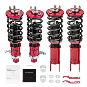 Xes0w2 Maxpeedingrods Full Coilovers Shocks Lowering Kit For Honda Civic Ek Ej Em Acura Integra