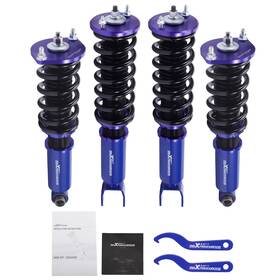 Maxpeedingrods Xg4brp Coilover Shocks Springs Absorbers Kit For Nissan 300zx Z32 1990-1996