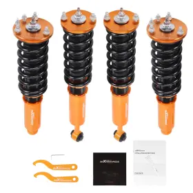 Z37rxh Maxpeedingrods 24 Ways Damper And Height Adjustable Coilover Kit For Honda Accord Cg 98-02
