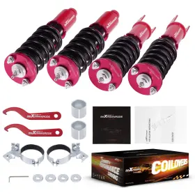 Zr8n6j Maxpeedingrods 24 Step Damper Coilovers Suspension Kit For Honda Civic 6th Gen 96-00 Ek/em/dc2 Zr8n6j Maxpeedingrods 24 Step Damper Coilovers Suspension Kit For Honda Civic 6th Gen 96-00 Ek/em/dc2