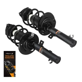 Zvdi1b Maxpeedingrods Suspension Front Shocks Struts Assembly Pair For 2008 2009 2010 2011 Ford Focus
