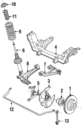 Na53-34-700b Mazda Genuine Strut Na53-34-700b Mazda Genuine Strut