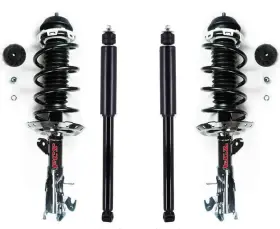 204912 Medallion Auto Parts Front Struts With Coil Spring Assembly And Rear Shocks For Honda Fit 2009-2013