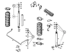 113-320-00-31 Mercedes-benz Genuine Shock Absorber