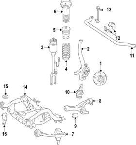 166-320-54-66-80 Mercedes-benz Genuine Remanufactured Air Spring Strut 166-320-54-66-80 Mercedes-benz Genuine Remanufactured Air Spring Strut