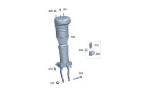 Mercedes-benz 167-320-11-03 Genuine Mercedes-benz Air Spring Strut