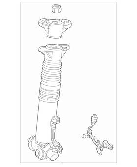 Mercedes-benz 167-320-61-04 Genuine Mercedes-benz Shock