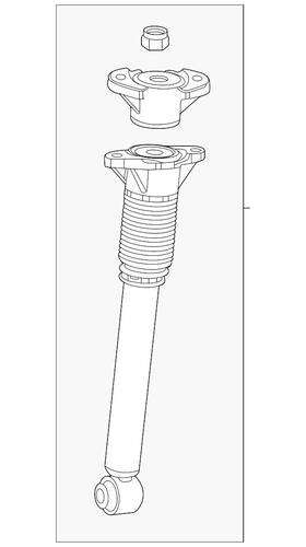 Mercedes-benz 167-320-82-01 Genuine Mercedes-benz Strut