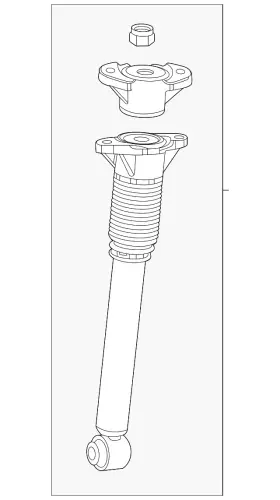 167-320-82-01 Mercedes-benz Genuine Strut